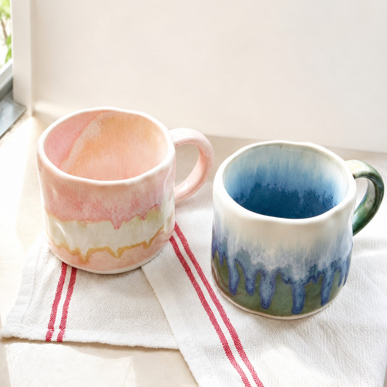 Handmade Snow Glaze Ceramic Mug