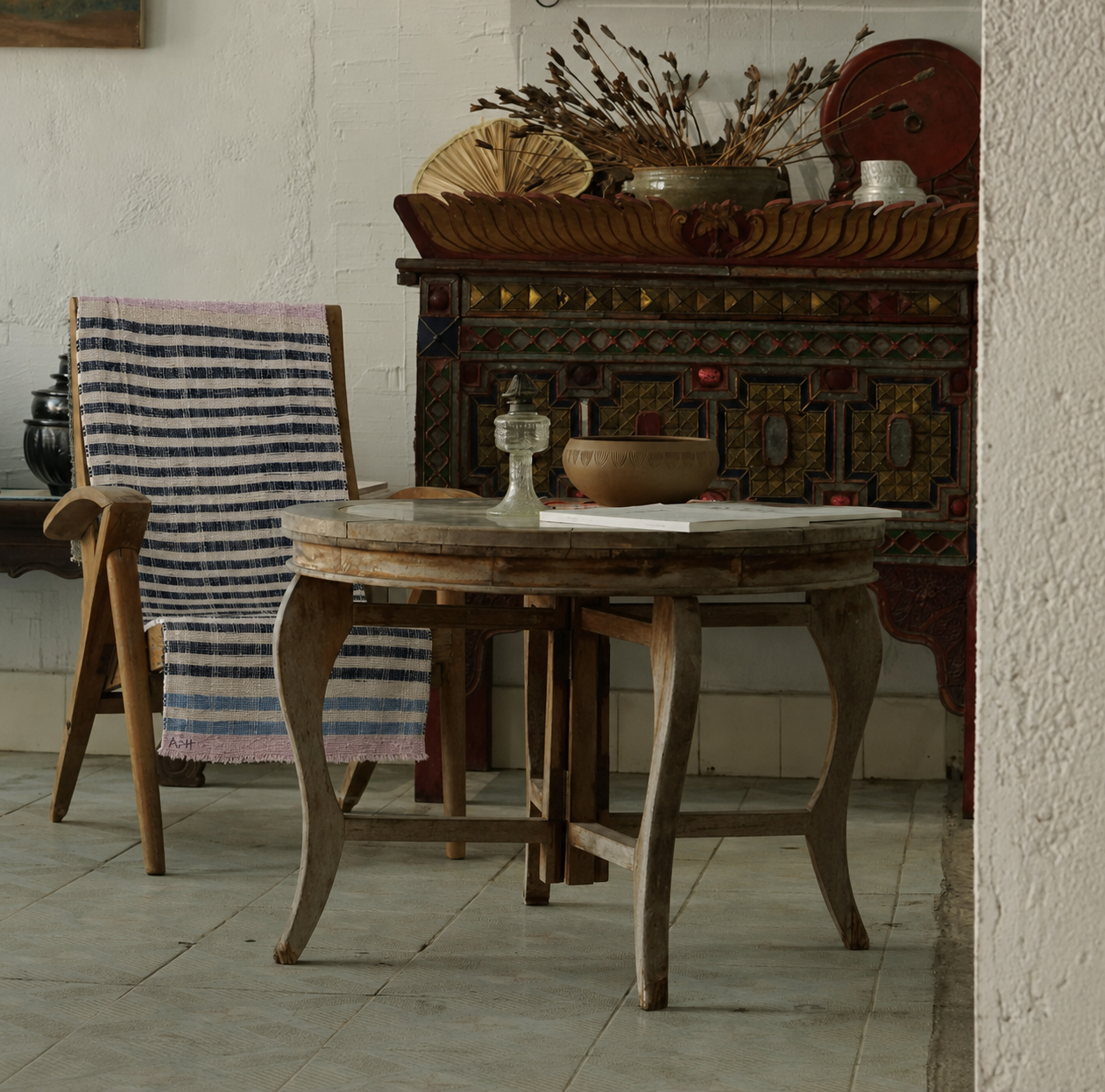 Handwoven Rag-Weave Textile A214