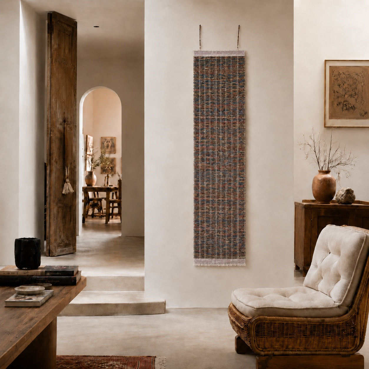 Handwoven Textile Wall Hanging A201