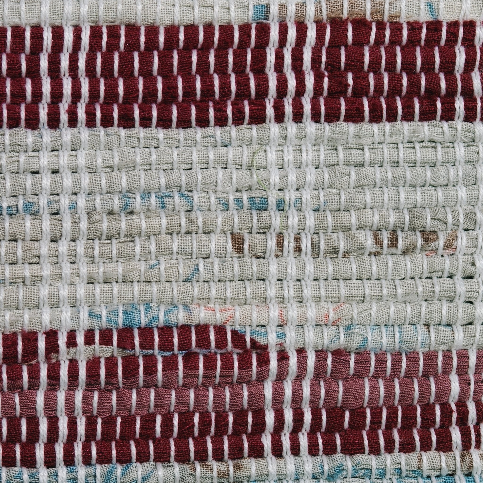 Handwoven Rag-Weave Textile A202