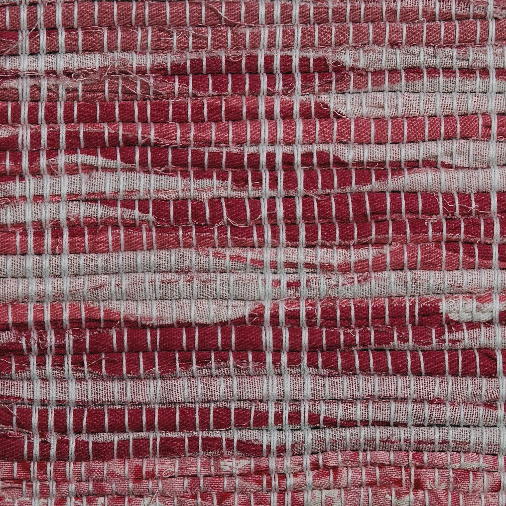 Handwoven Rag-Weave Textile A204