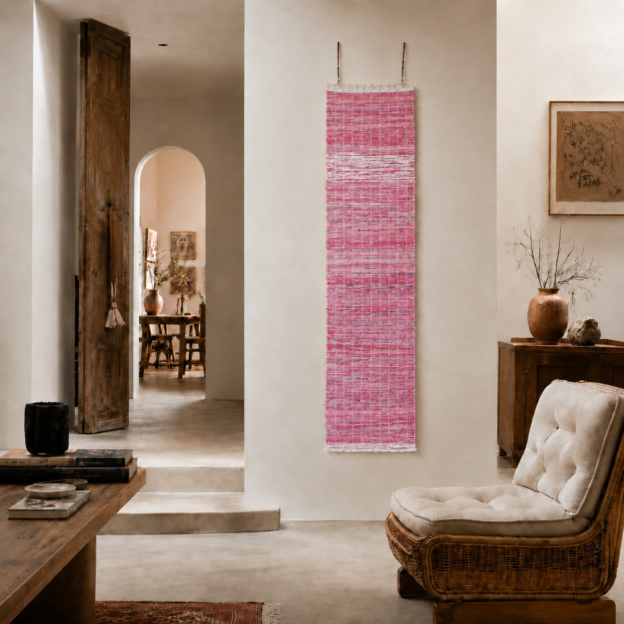 Handwoven Textile Wall Hanging A204