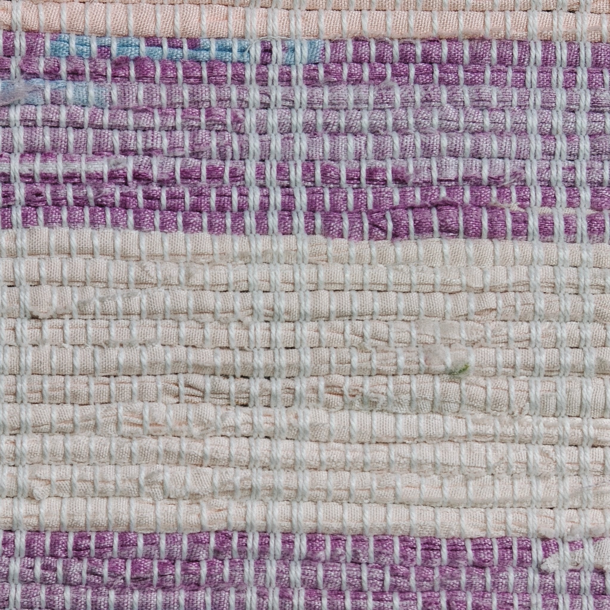 Handwoven Rag-Weave Textile A211