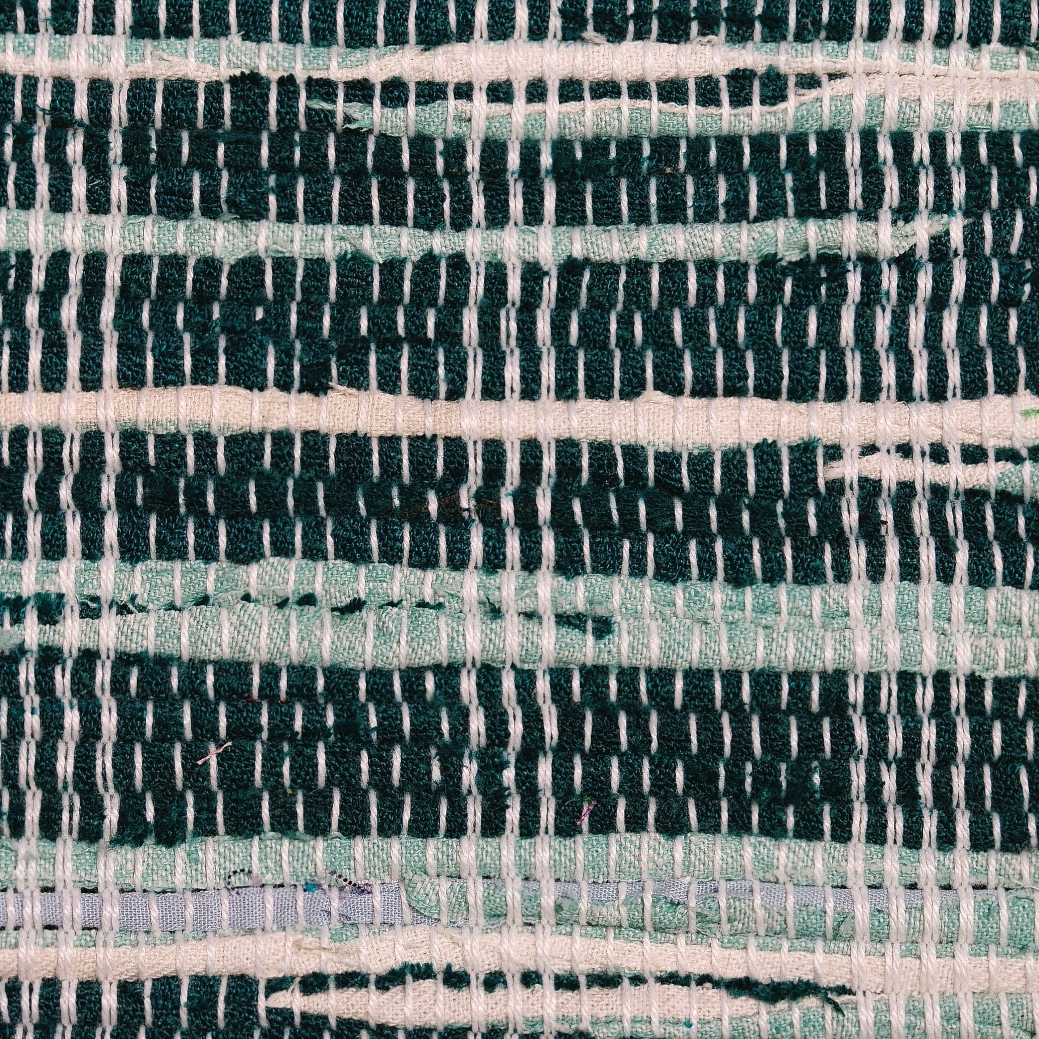 Handwoven Rag-Weave Textile A213