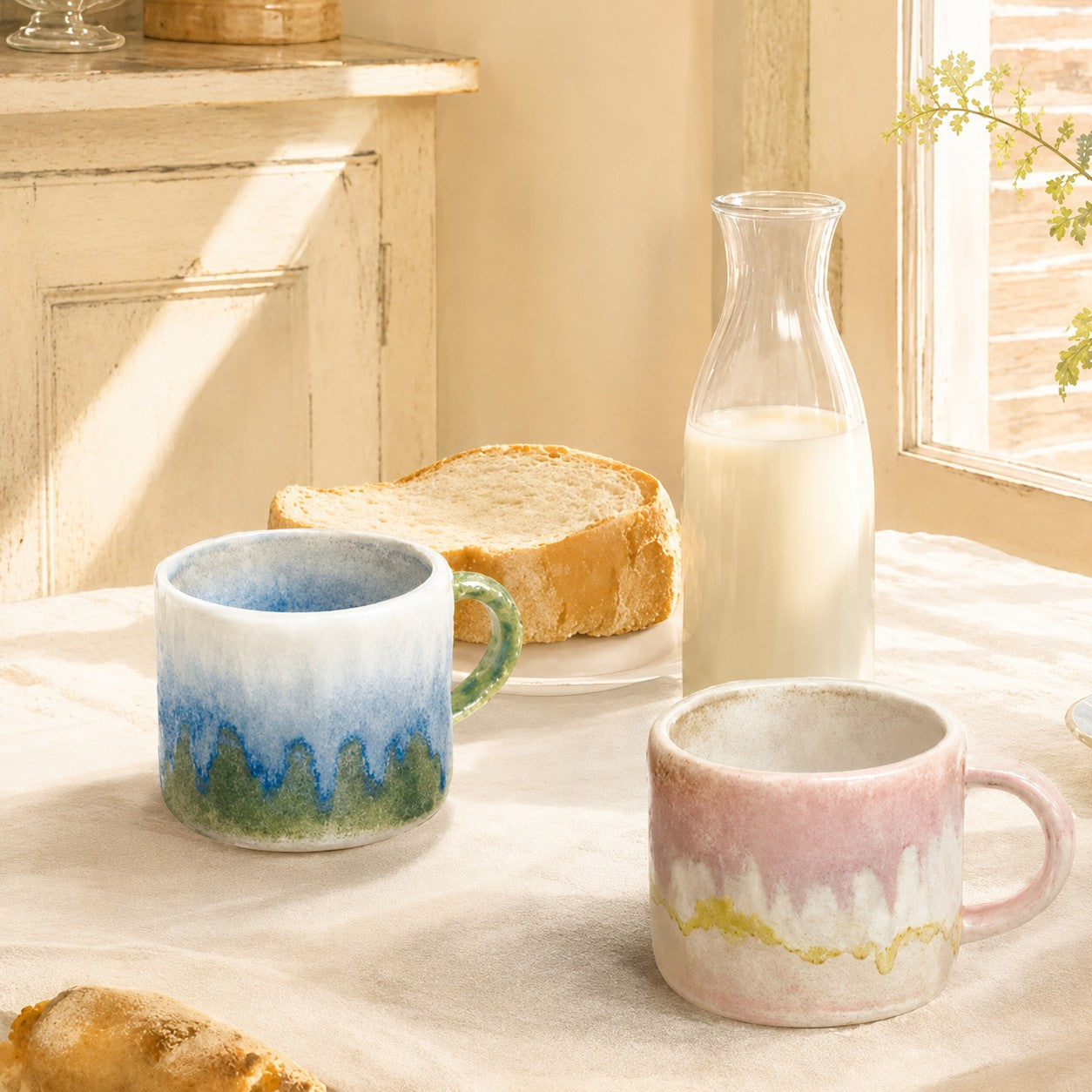 Handmade Snow Glaze Ceramic Mug