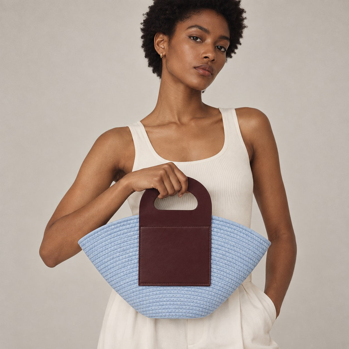 Cotton Rope Fan Tote