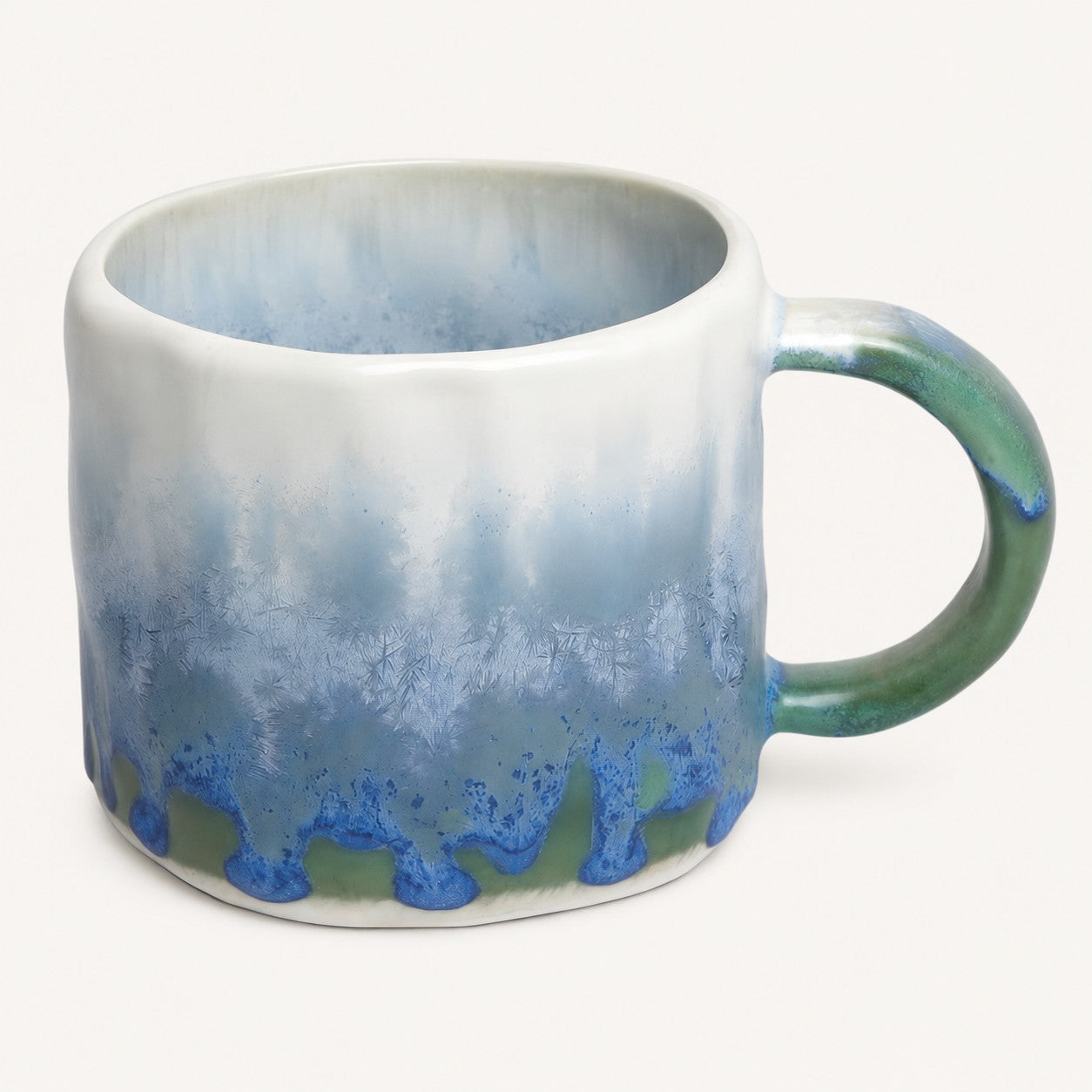 Handmade Snow Glaze Ceramic Mug