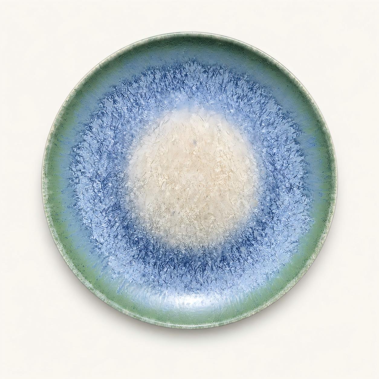 Handmade Crystalline Glaze Ceramic Plates