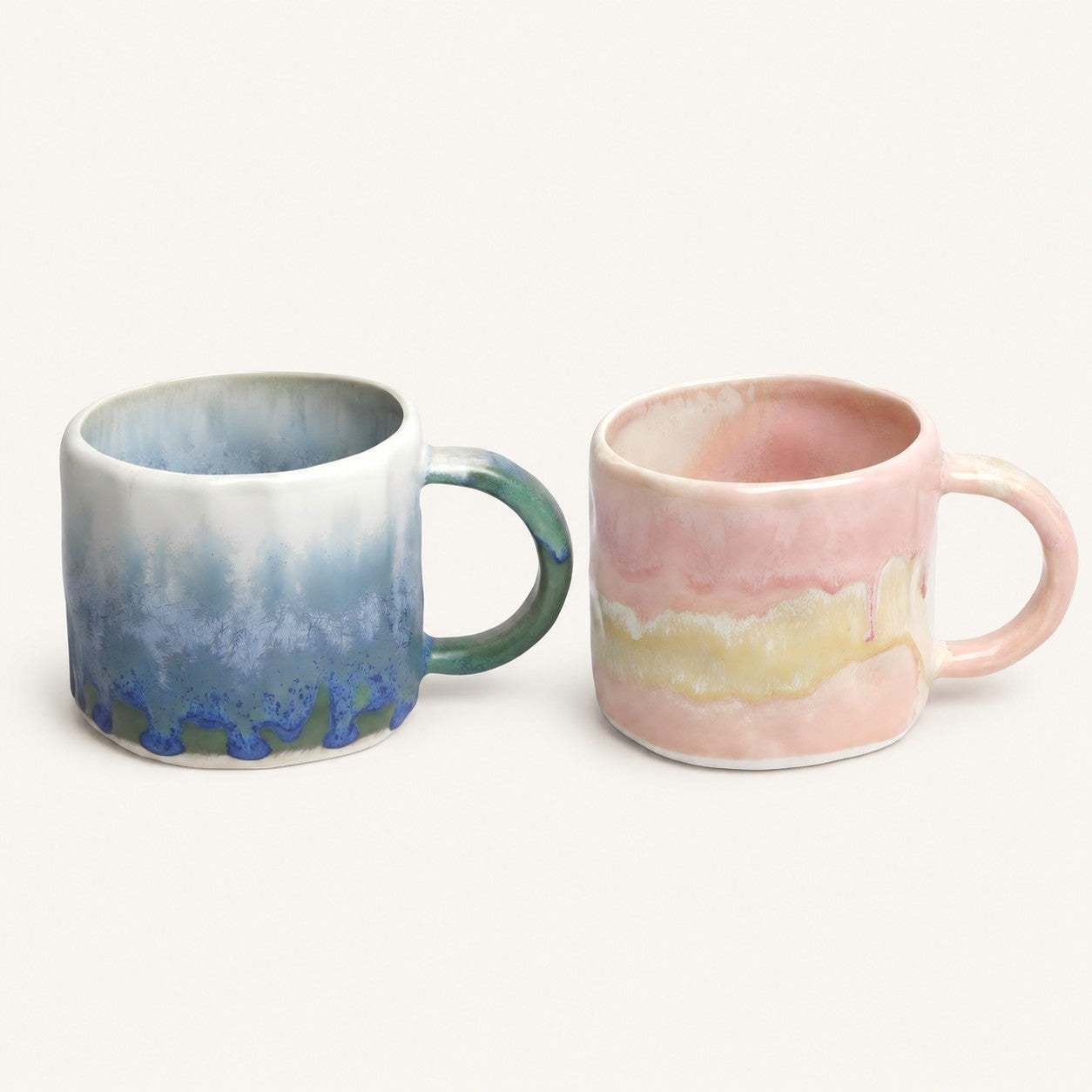 Handmade Snow Glaze Ceramic Mug