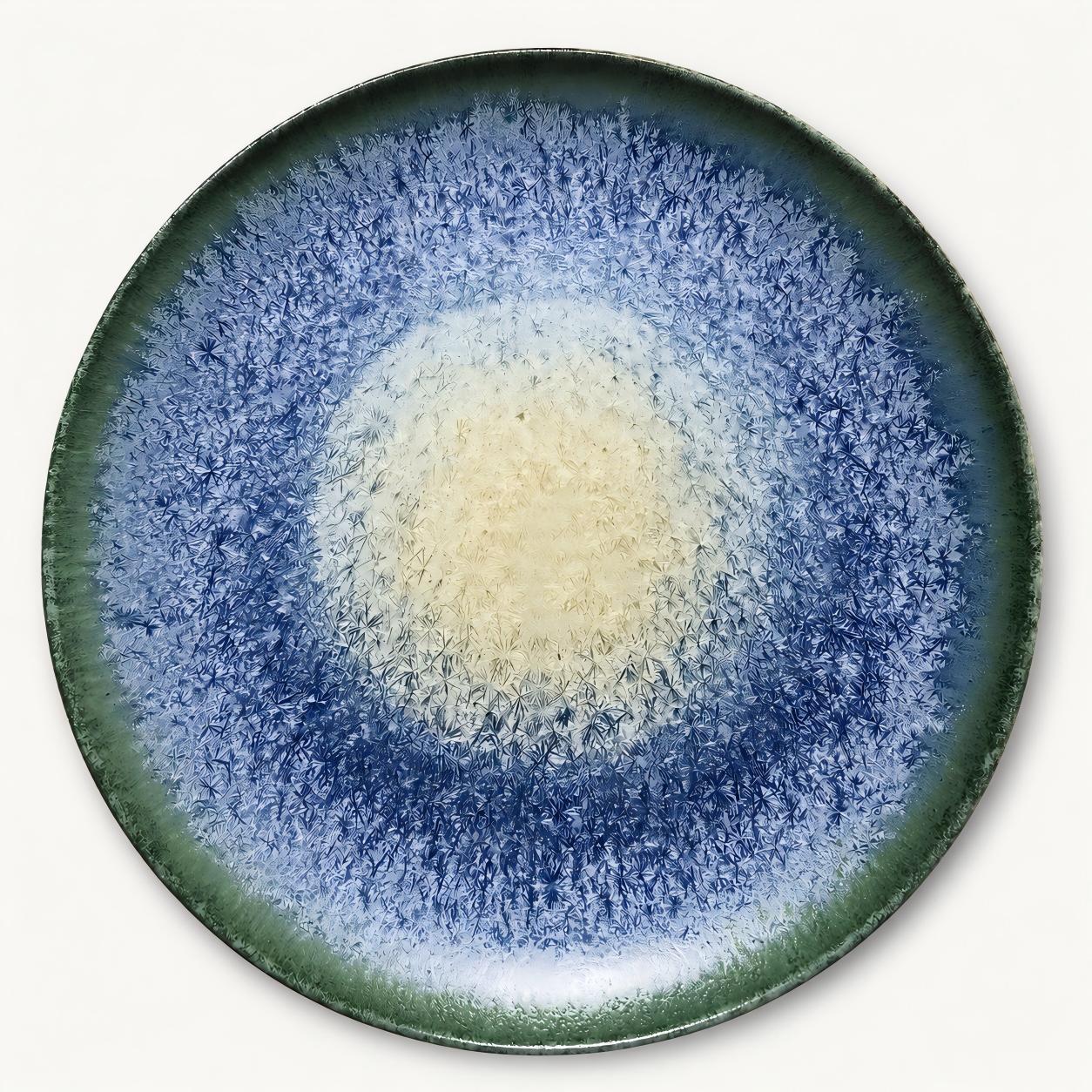 Handmade Crystalline Glaze Ceramic Plates
