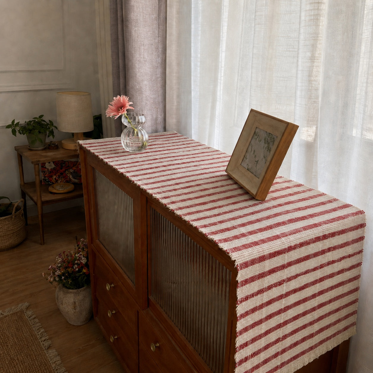 Handwoven Rag-Weave Textile A208