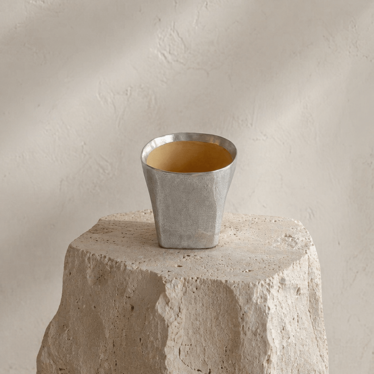 Ceramic Cup with Silver Luster Glaze - Planet Fix Project