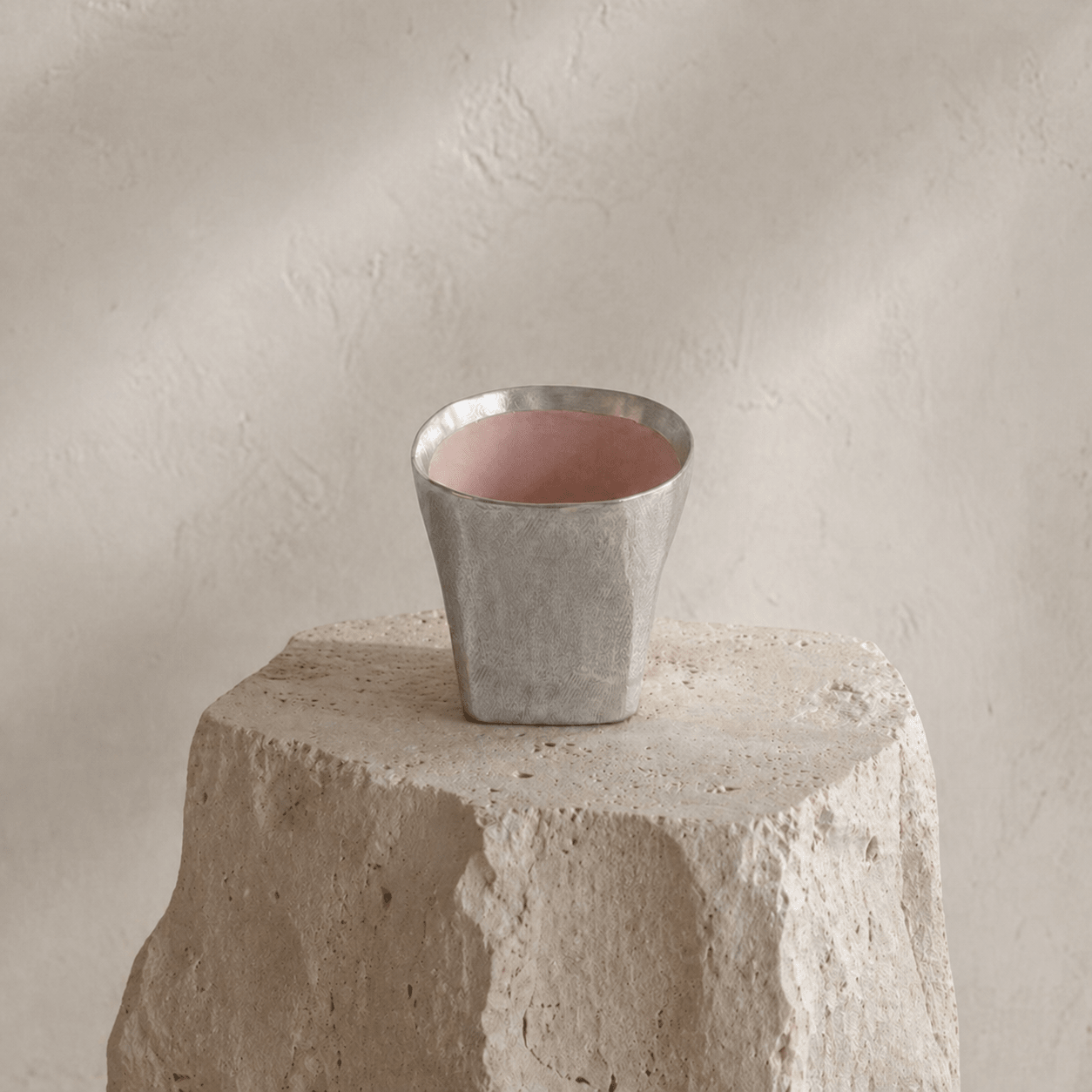 Ceramic Cup with Silver Luster Glaze - Planet Fix Project