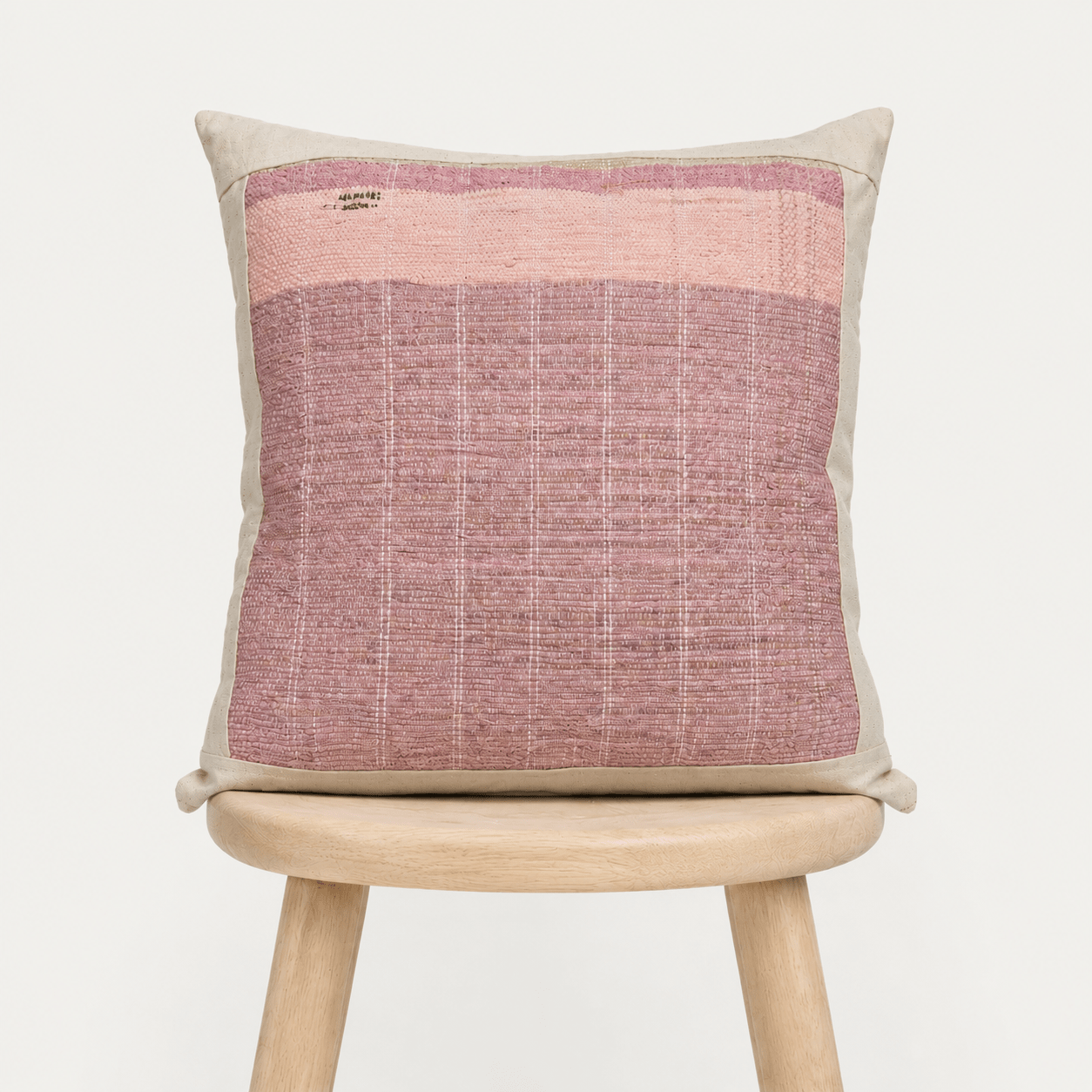 Liezhi Throw Pillow Cover – One - of - a - Kind Crack - Weave Textile Decor - Planet Fix Project