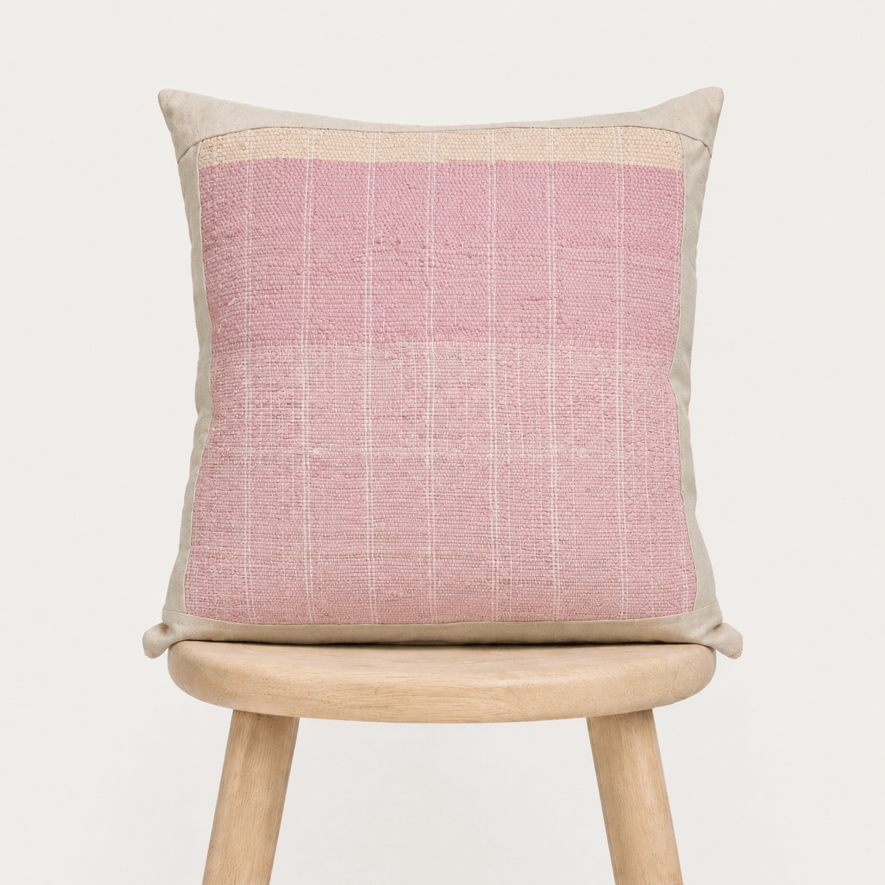 Liezhi Throw Pillow Cover – One - of - a - Kind Crack - Weave Textile Decor - Planet Fix Project