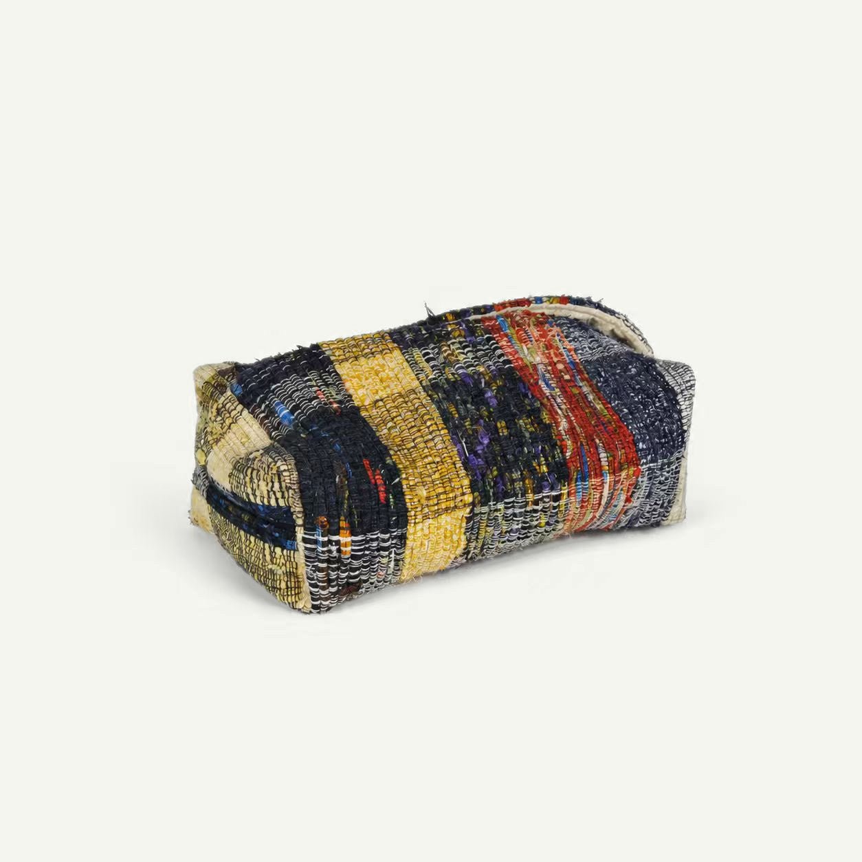 Liezhi Tissue Box Cover – One - of - a - Kind Crack - Weave Textile Decor - Planet Fix Project