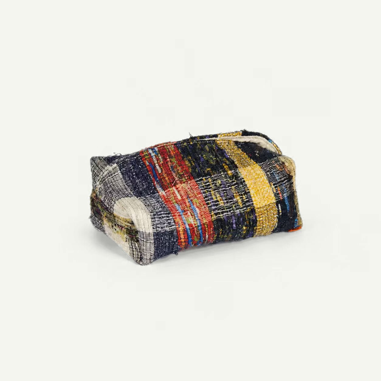 Liezhi Tissue Box Cover – One - of - a - Kind Crack - Weave Textile Decor - Planet Fix Project