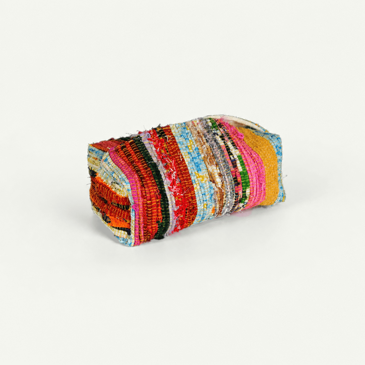 Liezhi Tissue Box Cover – One - of - a - Kind Crack - Weave Textile Decor - Planet Fix Project