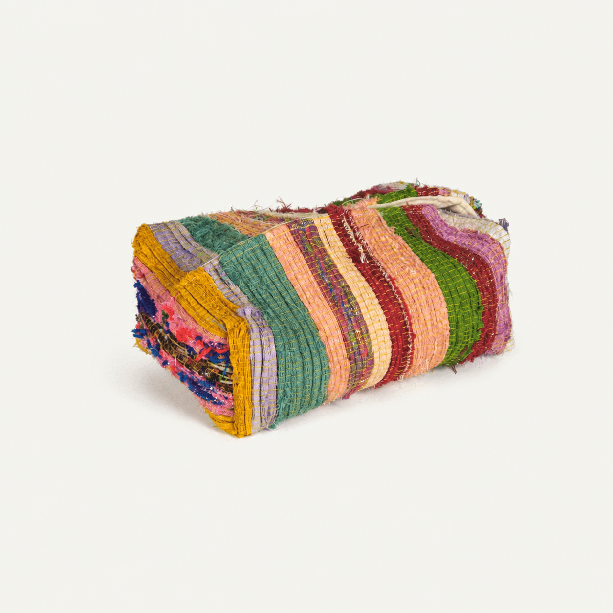 Liezhi Tissue Box Cover – One - of - a - Kind Crack - Weave Textile Decor - Planet Fix Project