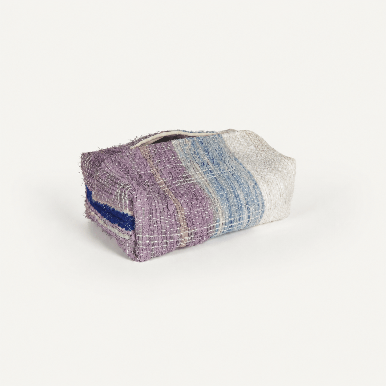 Liezhi Tissue Box Cover – One - of - a - Kind Crack - Weave Textile Decor - Planet Fix Project