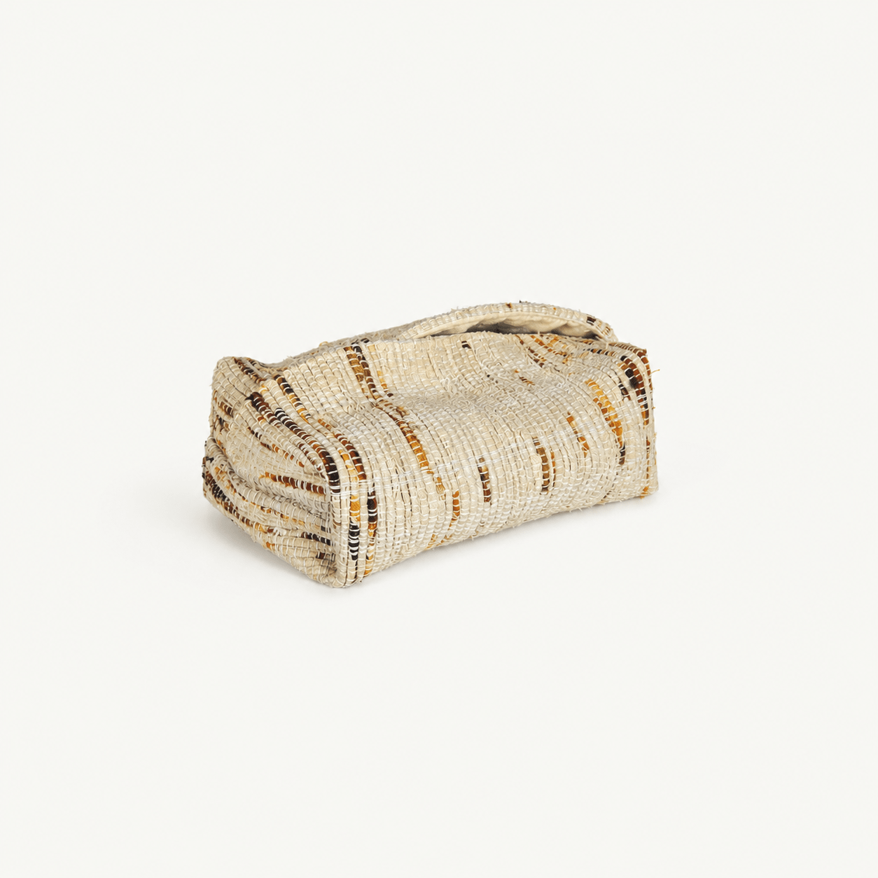 Liezhi Tissue Box Cover – One - of - a - Kind Crack - Weave Textile Decor - Planet Fix Project
