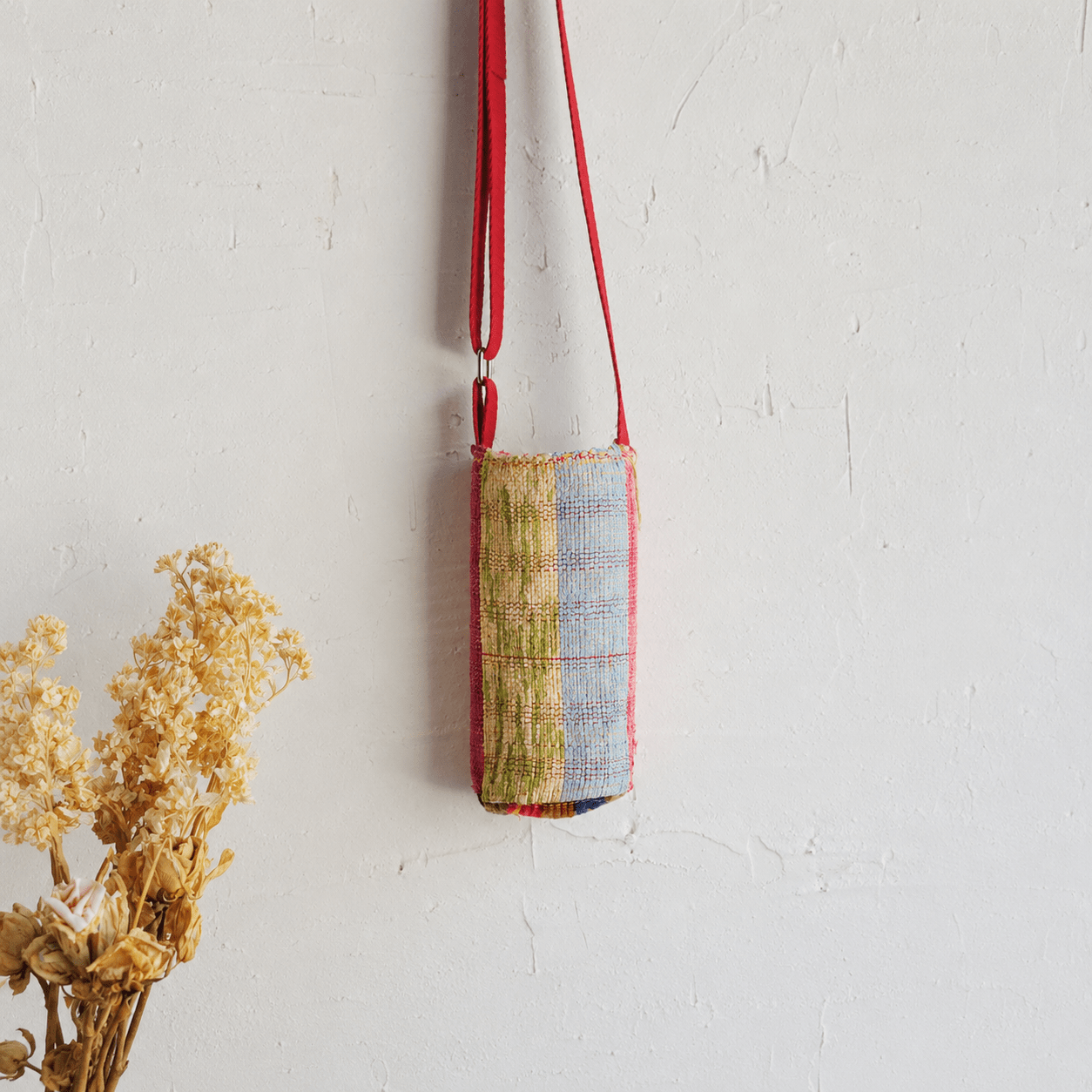 Liezhi Weave Mini Bucket Crossbody Bag — One - of - a - Kind Textile Bag - Planet Fix Project