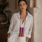 Liezhi Weave Phone Crossbody Pouch — One - of - a - Kind Textile Bag - Planet Fix Project