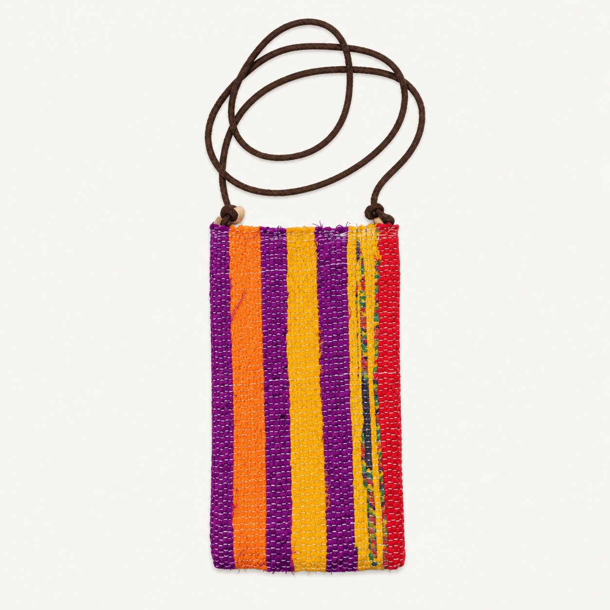 Liezhi Weave Phone Crossbody Pouch — One - of - a - Kind Textile Bag - Planet Fix Project