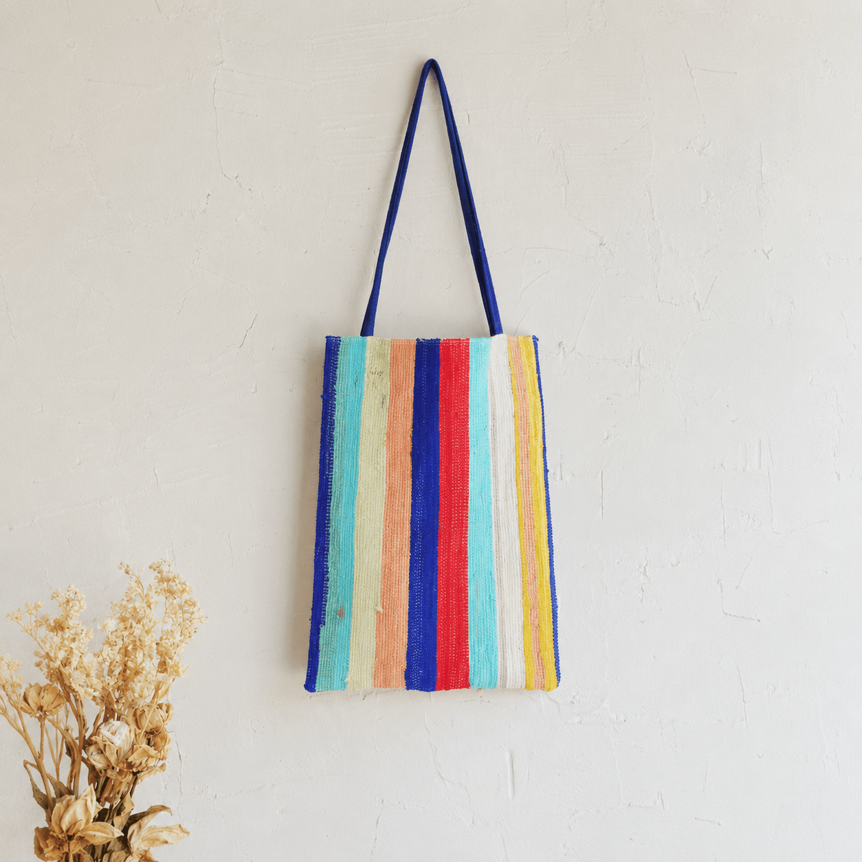 Liezhi Weave Square Shoulder Bag — One - of - a - Kind Textile Bag - Planet Fix Project
