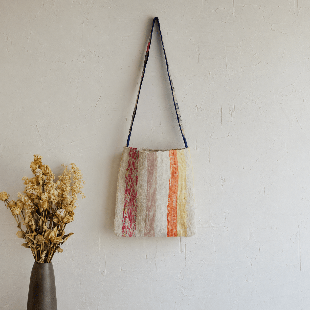Liezhi Weave Square Shoulder Bag — One - of - a - Kind Textile Bag - Planet Fix Project