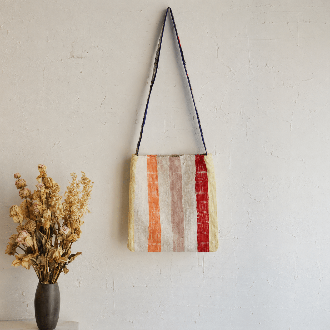Liezhi Weave Square Shoulder Bag — One - of - a - Kind Textile Bag - Planet Fix Project