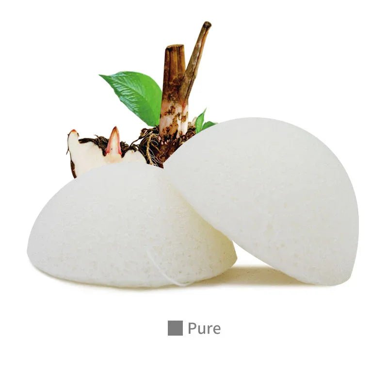 Natural Konjac Sponge for Face care and Acne Scras , Organic Sponge For Babies Skin - Planet Fix Project