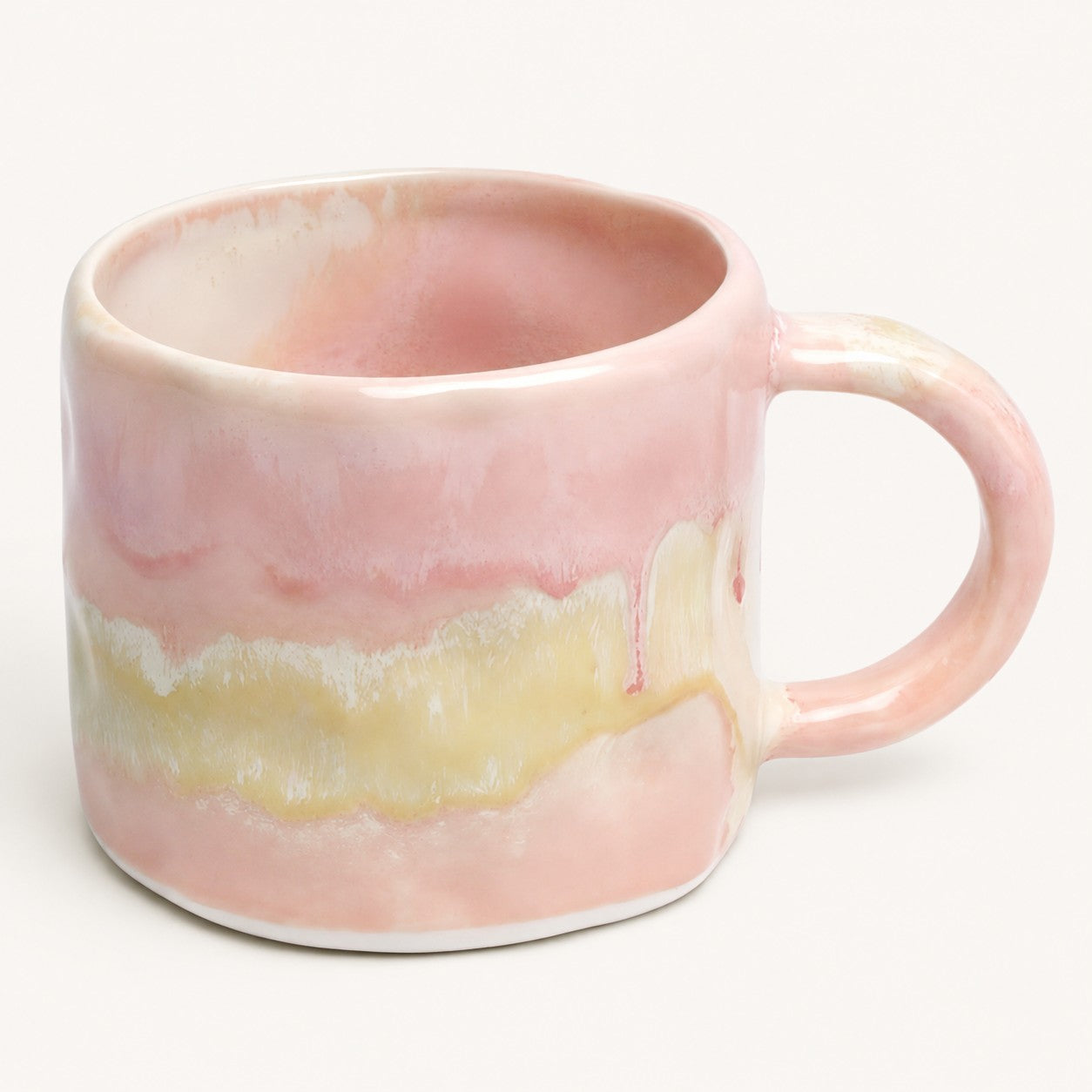 Handmade Snow Glaze Ceramic Mug