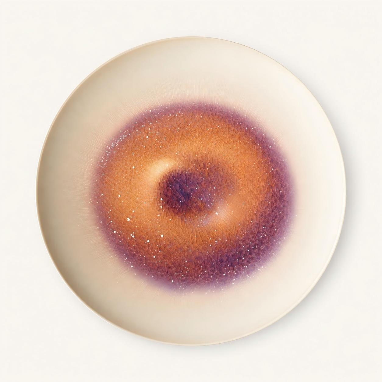 Handmade Crystalline Glaze Ceramic Plates
