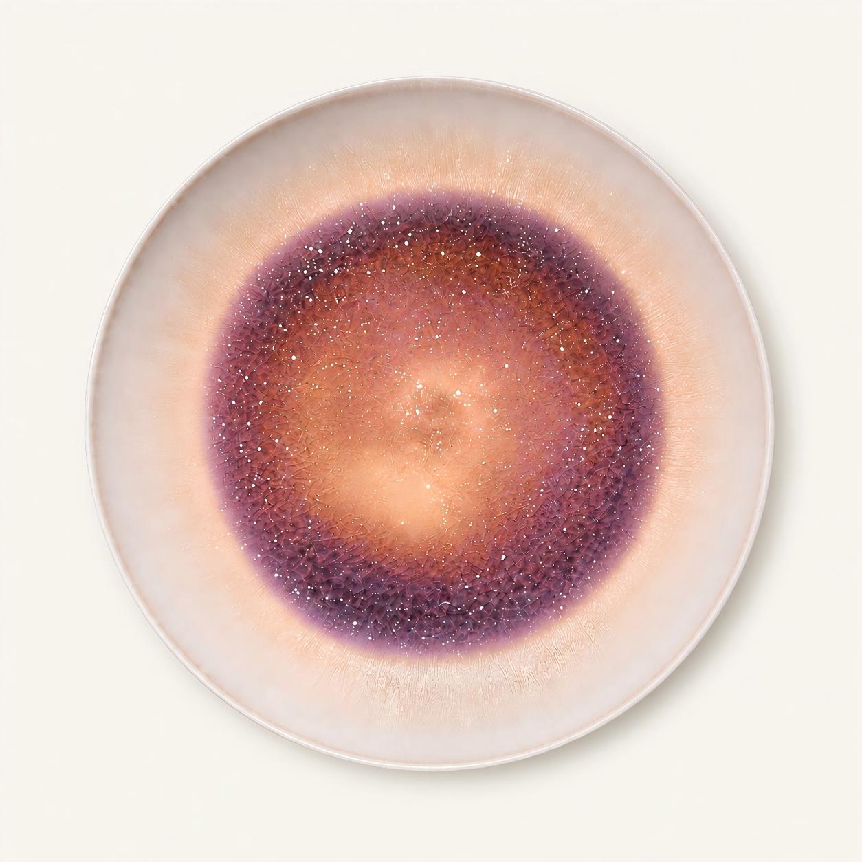 Handmade Crystalline Glaze Ceramic Plates
