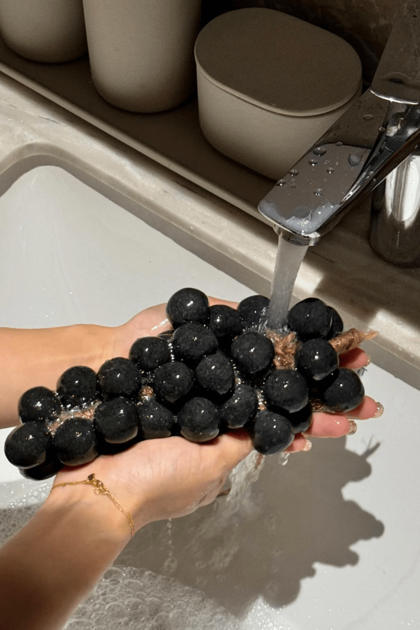 Planet Fix Project Gardenia (Black) 100% Natural Grape Soap Series – Cold-Processed, Plastic-Free, Eco-Conscious