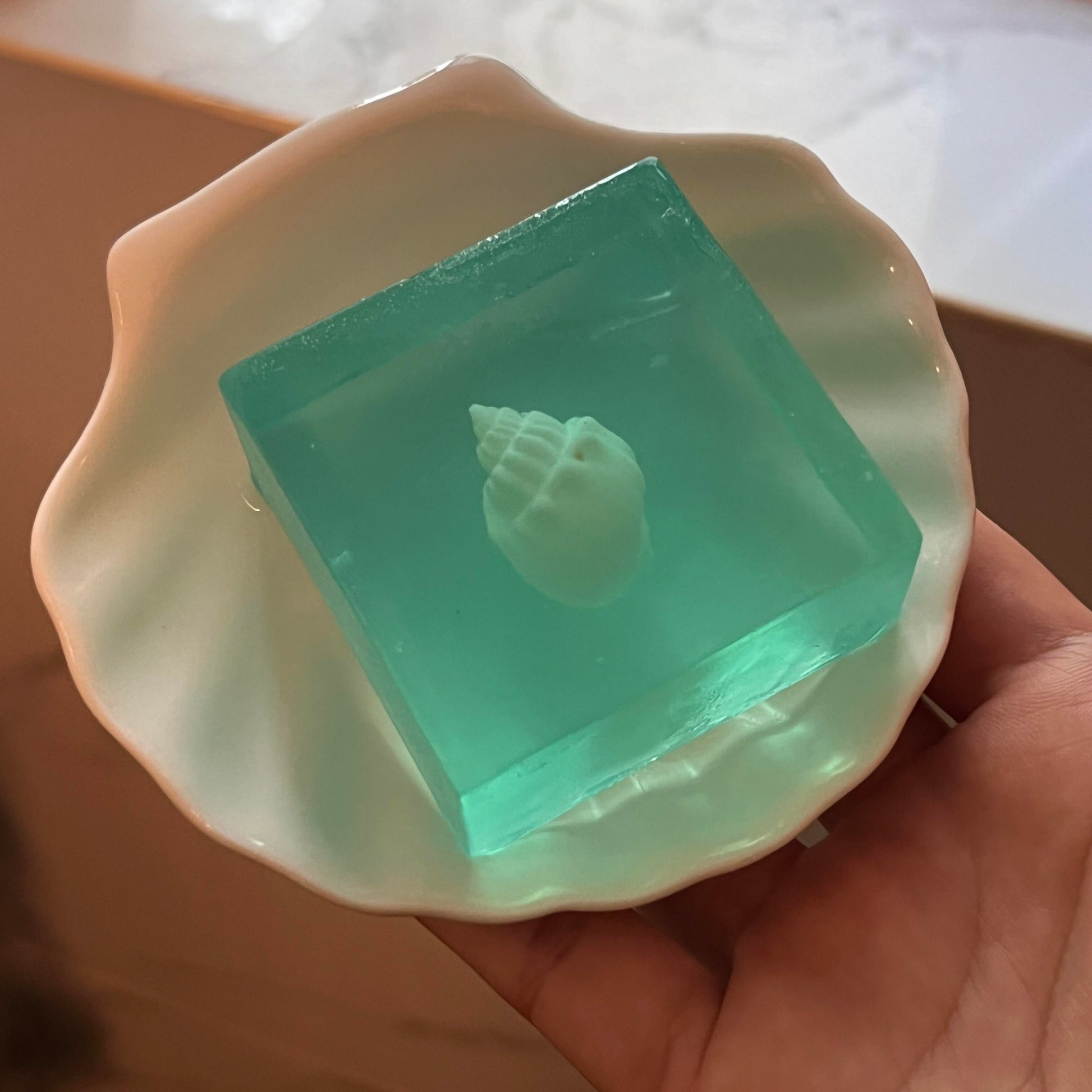 Ocean’s Heart – Handcrafted Shell Soap （Pack of 2） - Planet Fix Project