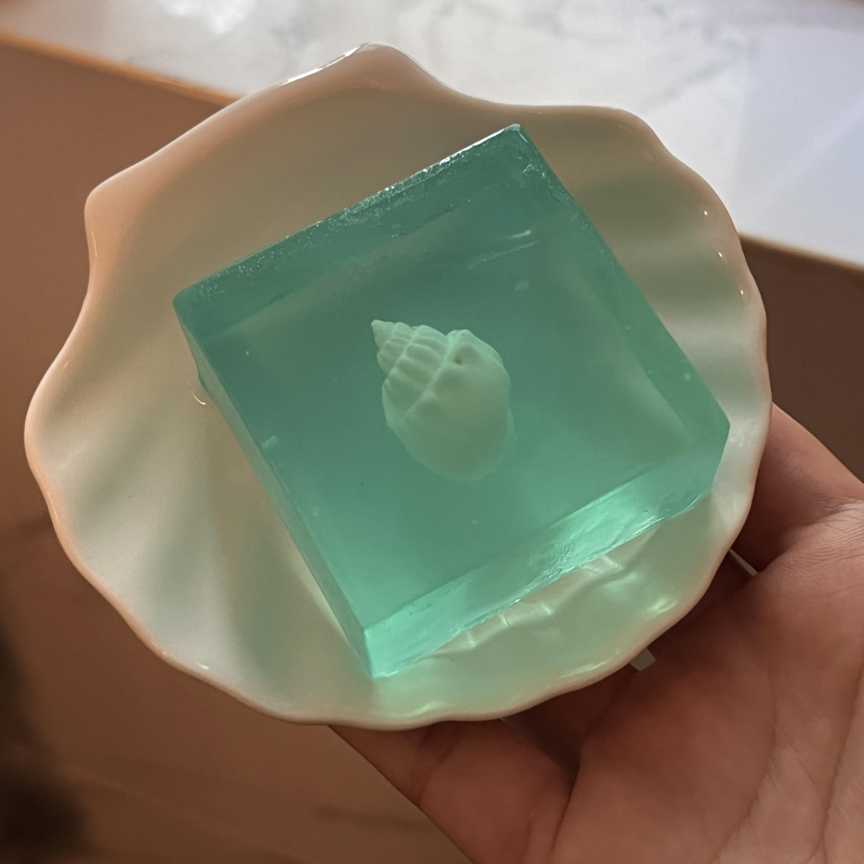 Ocean’s Heart – Handcrafted Shell Soap （Pack of 2） - Planet Fix Project