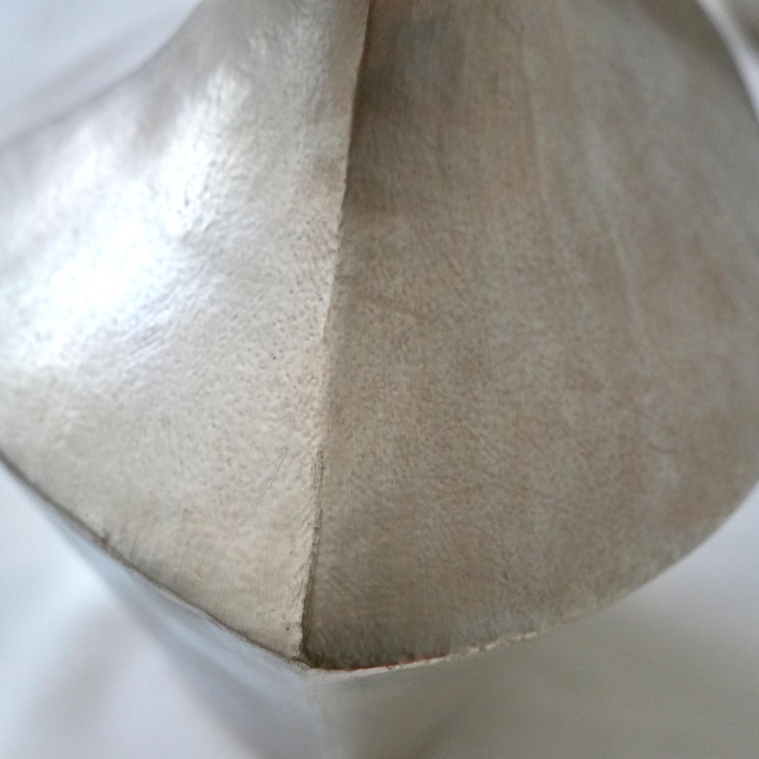 Silver Moonlight Hand - Patted Ceramic Vase by Niu Fangfang - Planet Fix Project
